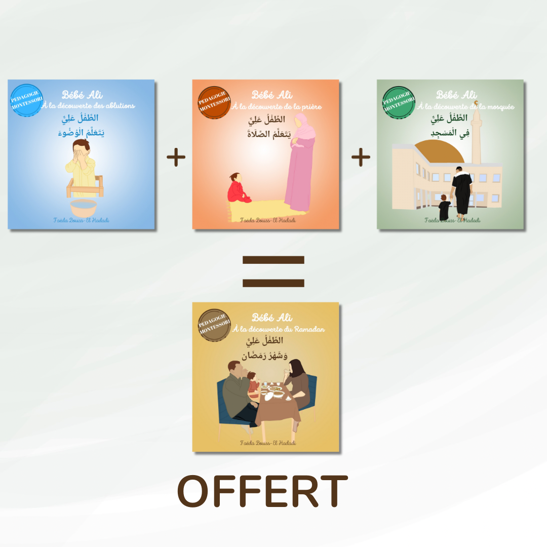 4 livres de la collection « Bébé Ali à la découverte »