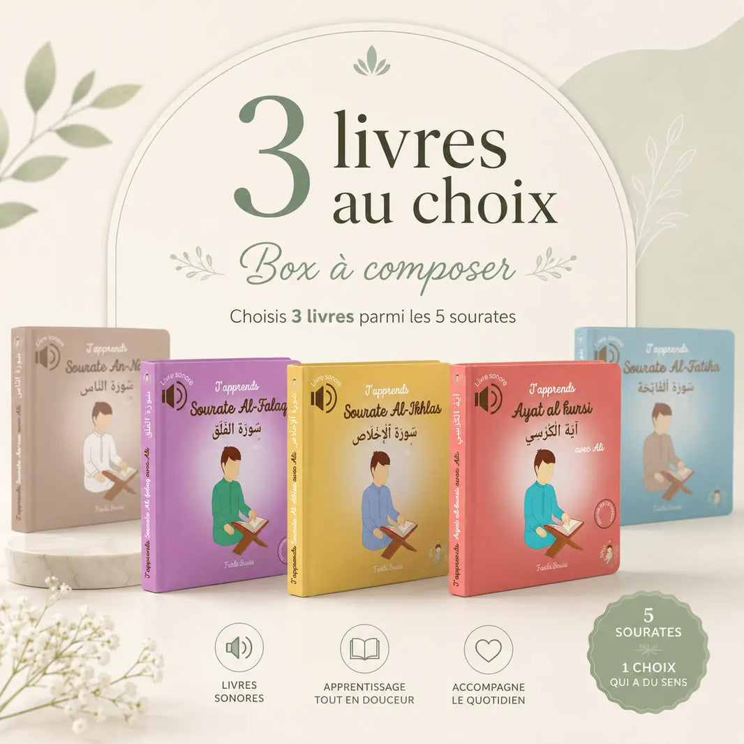 Coffret 3 livres BÉBÉ ALI