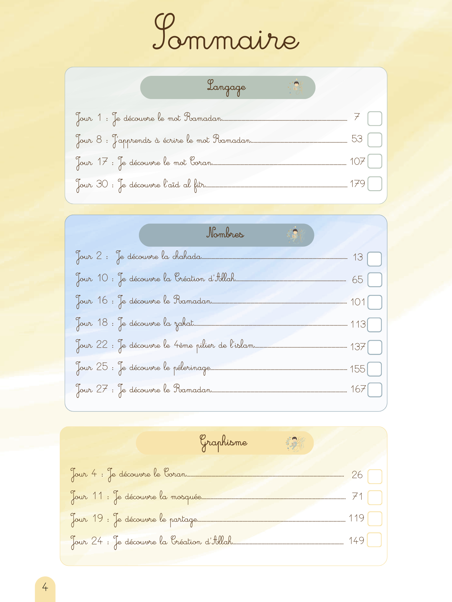 Mon tout premier cahier d'activité Montessori du Ramadan avec Bébé Ali