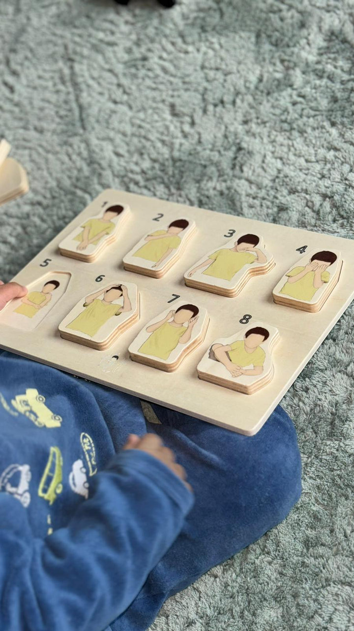 Mon premier puzzle Montessori des ablutions