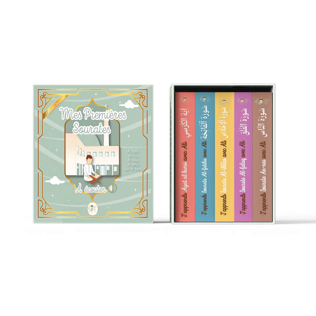 Coffret 5 livres sonores - Mes premières sourates BÉBÉ ALI