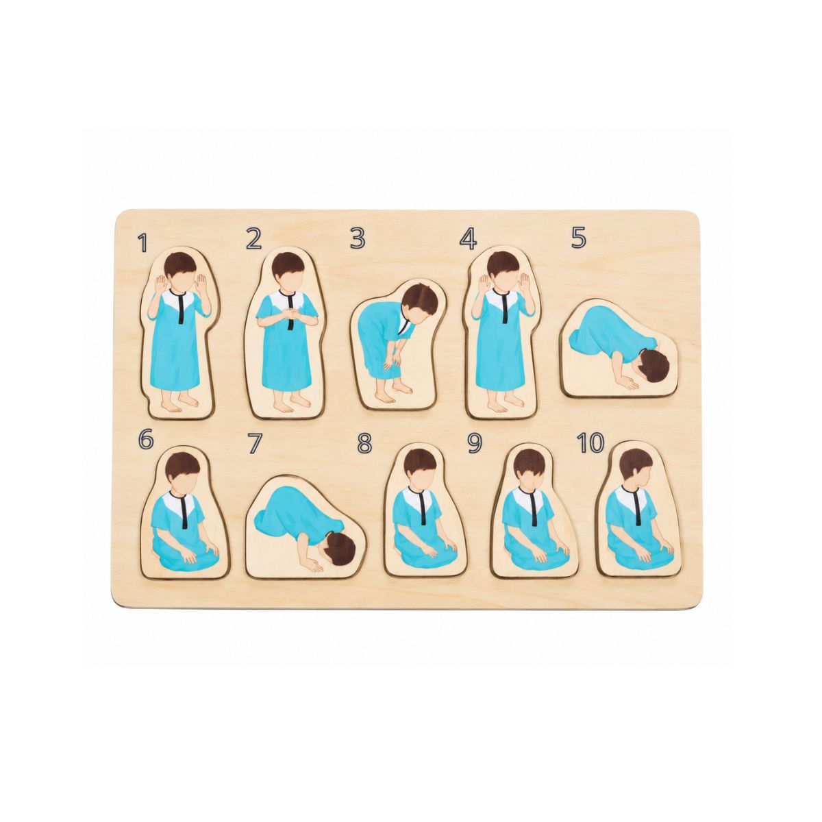 Mon premier puzzle Montessori de la prière